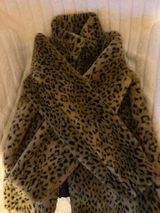 White Stag  leopard faux fur coat Photo 0
