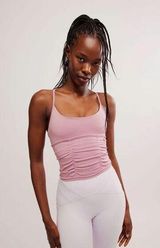 Free People Movement Good Karma ruched Shirred M cami Photo 0