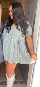 Vestique Green Mini Dress Photo 0