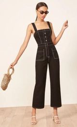 Reformation  Amory Jumpsuit Black Photo 0
