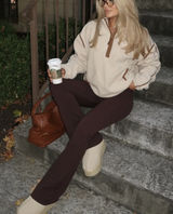 These three boutique Cream Fleece Pullover Photo 0