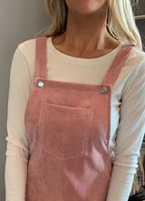 Light Pink Overall Dress Photo 0