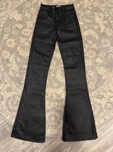 Leather Flare Pants Photo 0