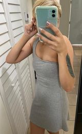 Ribbed Dress Gray Size XS Photo 0