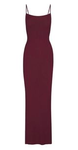 SKIMS Wine Dress Photo 0
