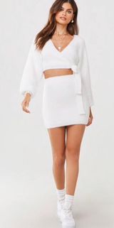 Forever 21 Fuzzy Wrap Top Photo 0