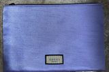 Gucci Flora Pouch Lavender Satin Beauty Bag Photo 0