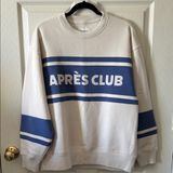 Abercrombie &‎ Fitch Womens Apres Club Oversized Sweatshirt Size Small NWT Photo 0