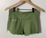 DKNY Sport Green Athletic Athleisure Shorts White Tie Dye Accent Waist Pocket M Photo 0