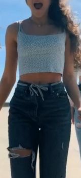 Brandy Melville Blue Tank Top Photo 0