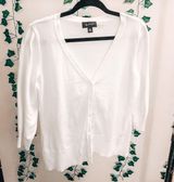 AB Studio White Cardigan Photo 0