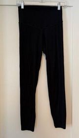 Medium Aerie Chill Play Move Black 7/8 Leggings Photo 0