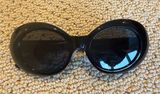 NWT Altar’d State Sunglasses Black Round Beach Vacation Photo 0