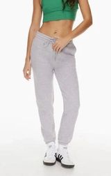 Aritzia TNA sweatfleece boyfriend fit grey joggers Photo 0