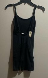 Aerie Offfline Strappy Ribbed Side Black Romper with pockets NWT Photo 0