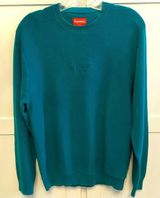 Supreme NY Knit Embroidered Logo Sweater Photo 0