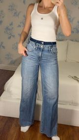 Madewell x Molly Dickson Double Waistband Straight Jeans 27 Photo 0