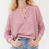 Emmy Henley Long Sleeve ( Out From Under) plum pink Photo 0