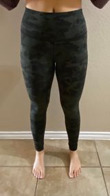 Lululemon Green Camo Leggings Photo 0