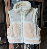 FP Movement vest reversible slope seeker fleece sherpa zip up free people peach Photo 0