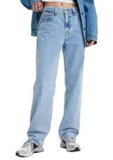 NEW Levi’s Low Pro Mid-Rise Cotton Vintage Wash Straight Leg Light Blue Jeans Photo 0