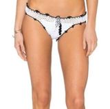 NWT PILYQ bikini bottoms Large white crochet teeny Photo 0