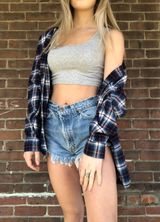 Croft & Barrow Vintage Oversized Flannel Photo 0