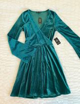 EXPRESS NWT  Velvet Holiday Dress! Photo 0