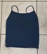 Blue Cross Back Tank Photo 0