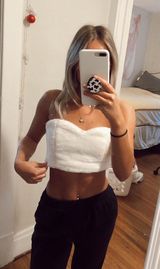 Forever 21 fuzzy tube top Photo 0