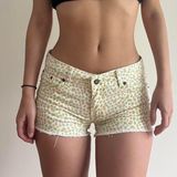 floral print size 28 micro shorts Photo 0