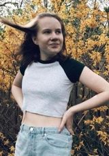 Brandy Melville Green and Grey knitted top Photo 0