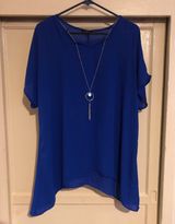 Sami & Jo Royal Blue Blouse Photo 0