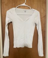 Brandy Melville Brandy Mellville White Long Sleeve Photo 0