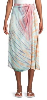 Young Fabulous and Broke YFB Midi Savanna Slip Printed Skirt Photo 0