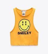 ZARA Smiley Graphic Tank Photo 0