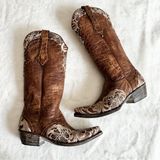 Old Gringo Erin Brass Bone Cowgirl Boot Women’s Size 5B Photo 0