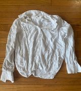 Mango white button down Photo 0