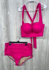 Torrid Pink High Waisted Bikini With Top Photo 0