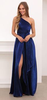 NWOT blue maxi dress Photo 0