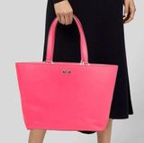 Kate Spade NY Newbury Lane Jules Pink Leather Large Tote Photo 0