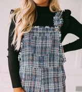 These Three Boutique Tweed Overalls Photo 0
