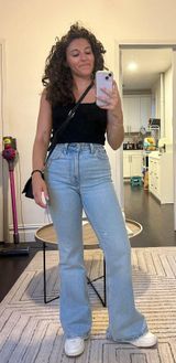 Abercrombie Curve Love High-Rise Vintage Flare Jean Photo 0