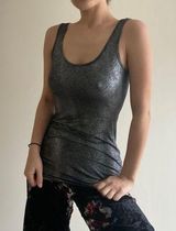Bailey44 Silver Bailey 44 Sleeveless Tank Top Size Small Photo 0