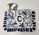 Anthropology x Anna Harlow beaded clutch “C” Photo 0