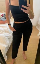 ZARA Silk Joggers Photo 0