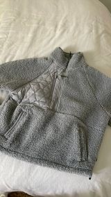 Joy Lab Grey Quarter Zip Photo 0