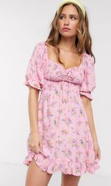 Faithfull the Brand Sage Mini Dress Juliette Floral Photo 0