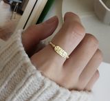 Gold Rectangle 18K Signet Ring Photo 0