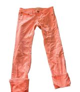 Roxy size 27 skinny pastel orange jeans Photo 0